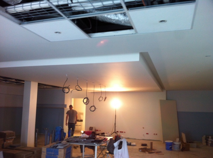 Salon 1�re classe AIR FRANCE a�roport BORDEAUX-MERIGNAC : eclairage