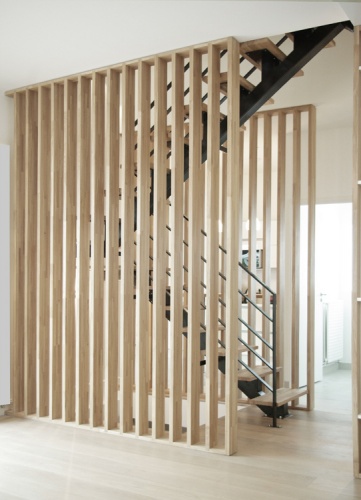 Rnovation + surlvation d'un pavillon : yeme-saunier-nogent-escalier