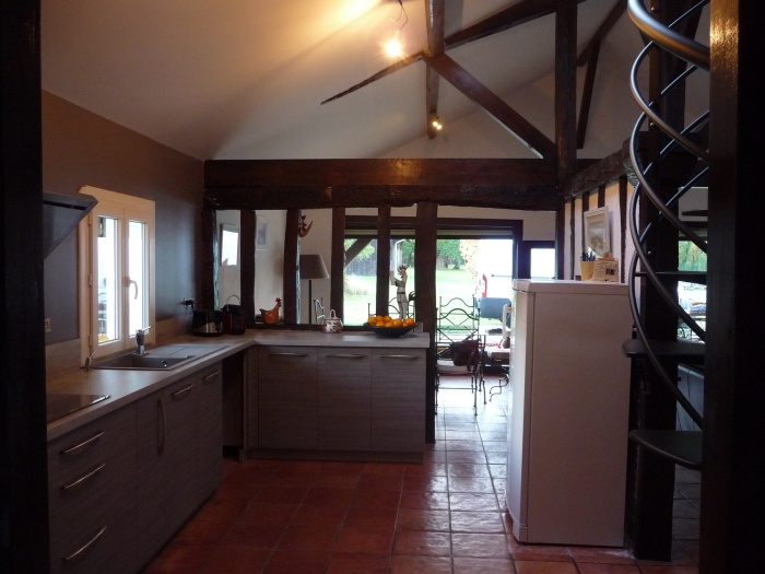 R�am�nagement int�rieur : Cuisine r�-agenc�e