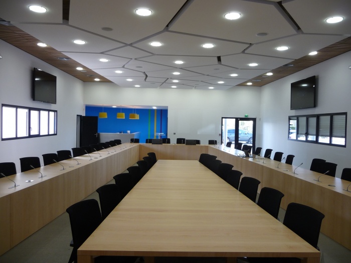 Extension des bureaux : Vers l'arri�re de la salle