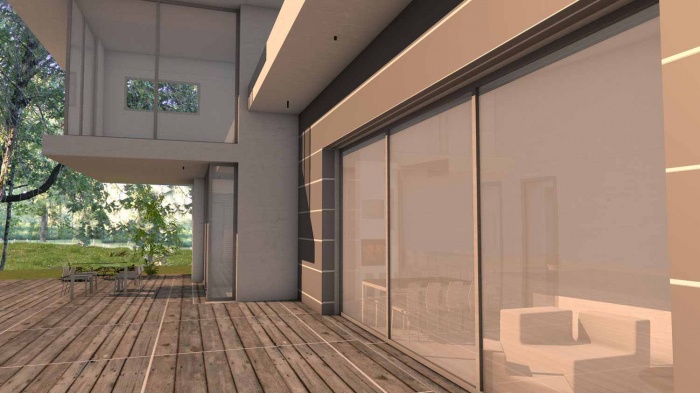 Maison contemporaine  porte--faux : maison-archirecte-contemporaine-casquettes-porte-a-faux-6