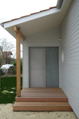 MAISON OSSATURE BOIS : entr�e