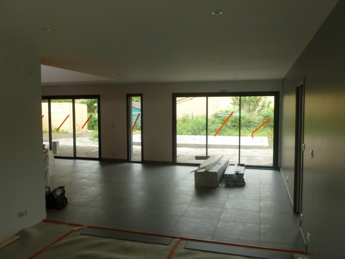 Maison aux lignes contemporaines : Int�rieur