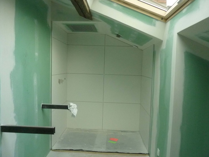 R�novation compl�te d'une maison de ville : Salle d'eau R+2