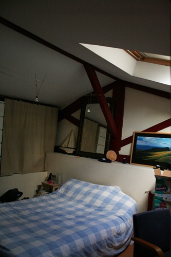 Restructuration et sur�l�vation d'une �choppe � Talence : Chambre parents