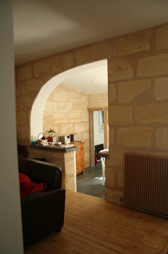 Restructuration et sur�l�vation d'une �choppe � Talence : salon