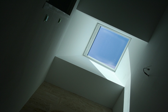 Restructuration et sur�l�vation d'une �choppe � Talence : puits de jour