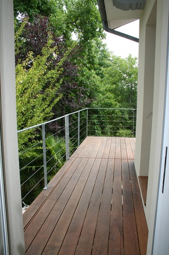 Restructuration partielle d'une maison et cr�ation d'une terrasse haute : ext1bis