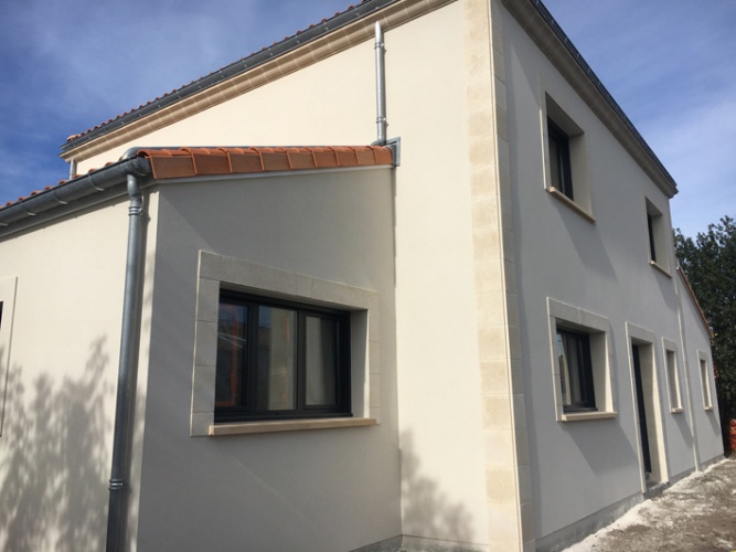 Rhabilitation totale, extension et surlvation d'une habitation existante MERIGNAC : Fin chantier